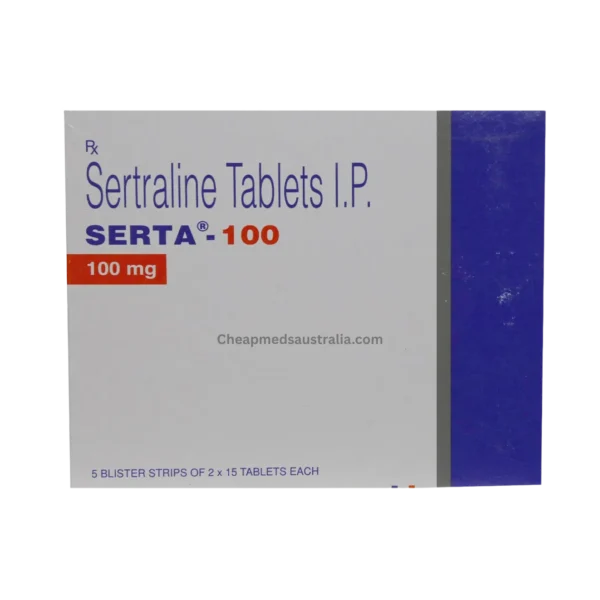 Serta 100 mg Tablets for Depression & Anxiety Relief Support