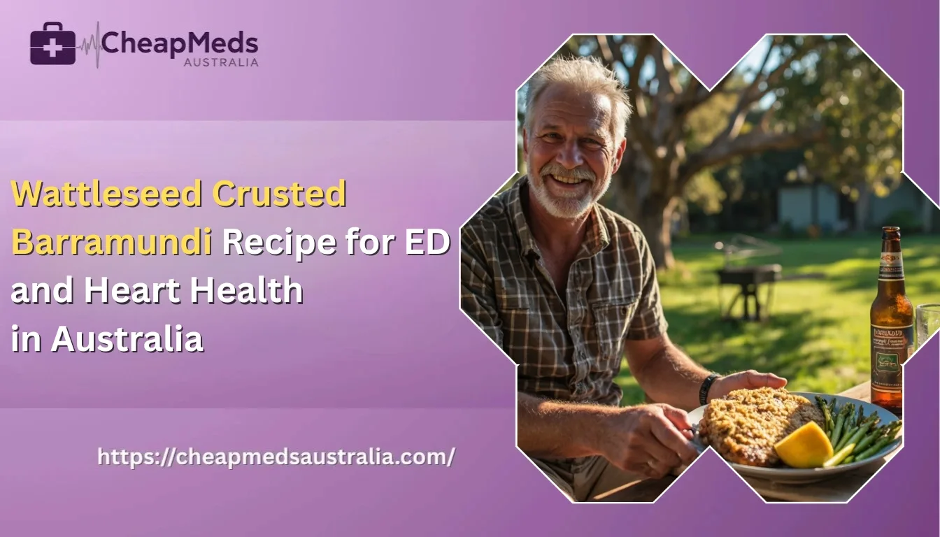 Wattleseed Barramundi Recipe for ED and Heart Health in Australia
