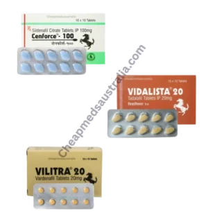 Sildenafil Tadalafil and Vardenafil Tablet